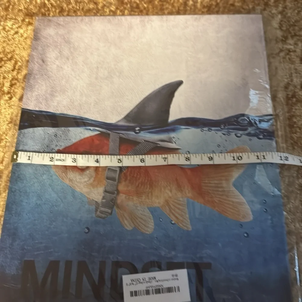 Motivational canvas fish wall art picture